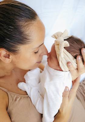 Maman et son nouveau-né